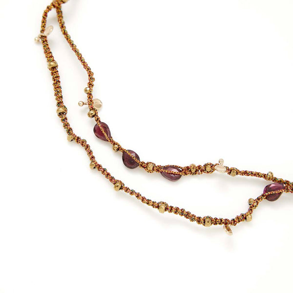 KASHAYA Bracelet multi-tours, Curry