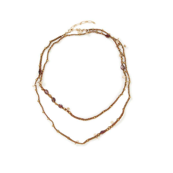 KASHAYA Bracelet multi-tours, Curry