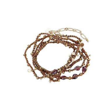 KASHAYA Bracelet multi-tours, Curry