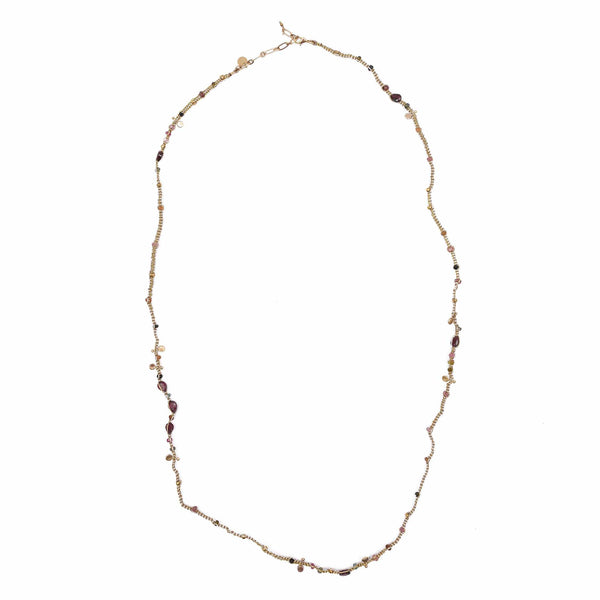 KASHAYA Bracelet multi-tours, Tourmalines - Doré