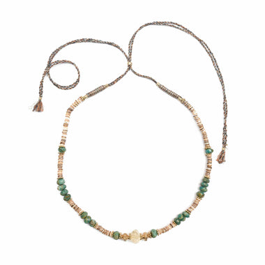 KENYA Collier Citrine Amazonite