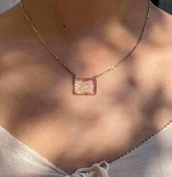 KHEOPS Collier Œil de protection Cristal de Roche