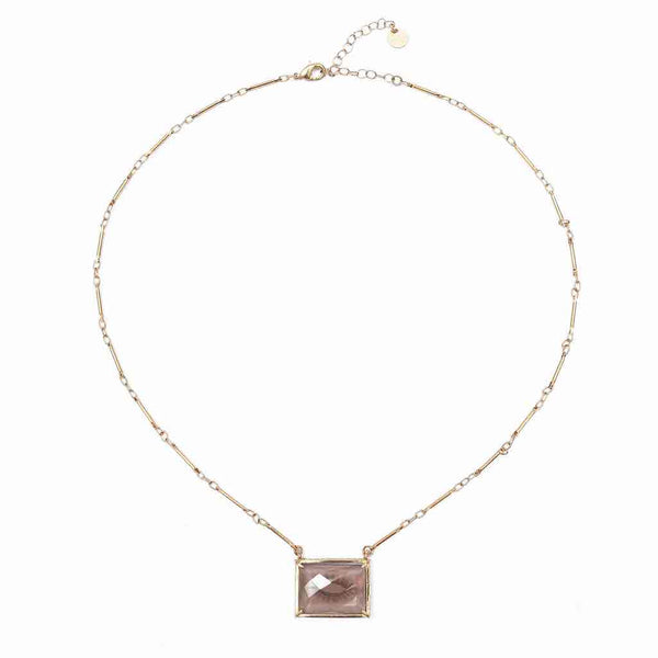 KHEOPS Collier Œil de protection Quartz fumé