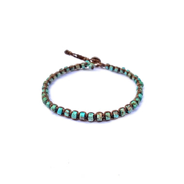 KIMI Bracelet unisexe Perles Turquoise naturelle