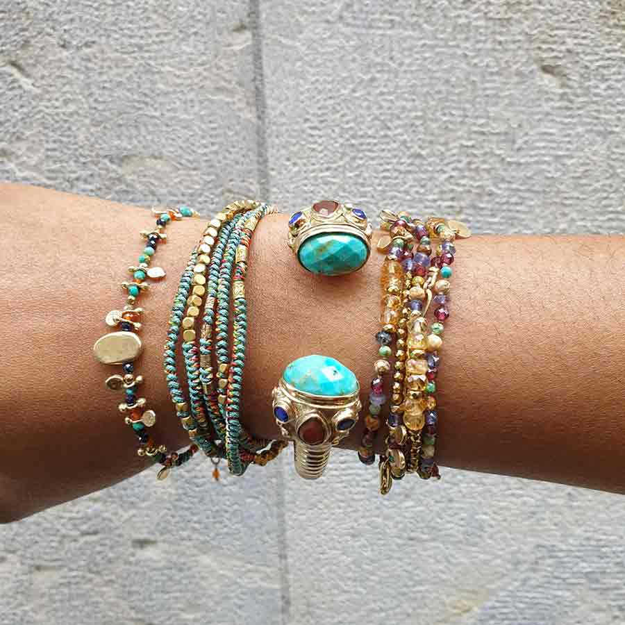 MANILLA Bracelet multi-tours - Cliquez pour voir les différentes couleurs