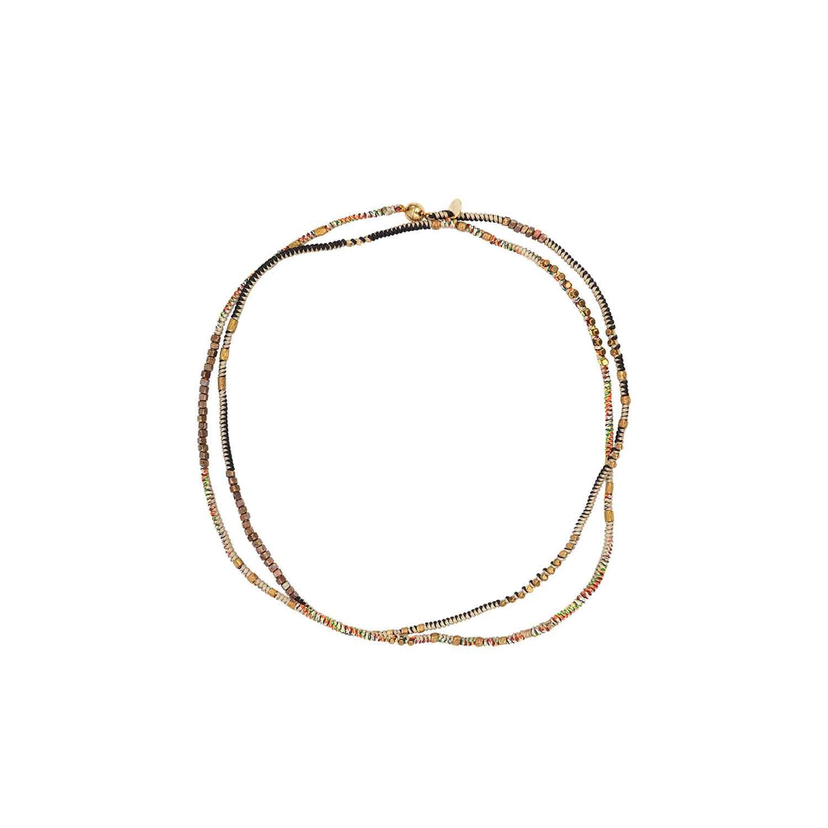 MANILLA Black & Ecru Multi-Wrap Bracelet
