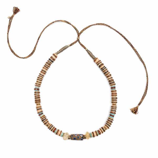 MASSAI Collier Citrines