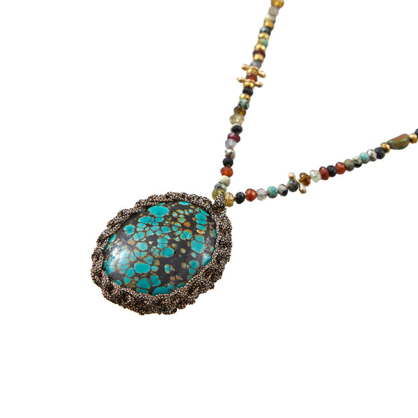 MIZOS Sautoir Turquoise