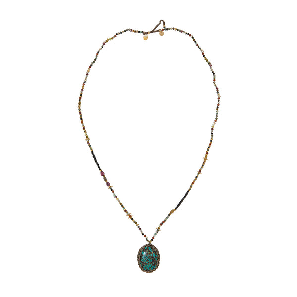 MIZOS Sautoir Turquoise