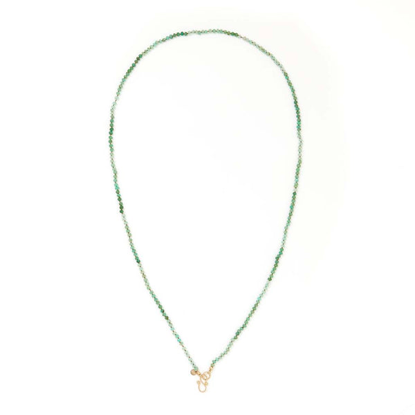 MOOREA Chrysoprase - Chaîne perlée pour charm's