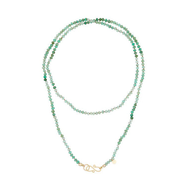 MOOREA Chrysoprase - Chaîne perlée pour charm's