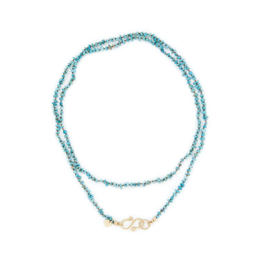 MOOREA Turquoise - Chaîne perlée pour charm's