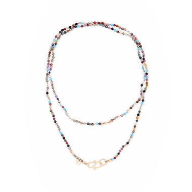 MOOREA pierres multicolores - Chaîne perlée pour charm's