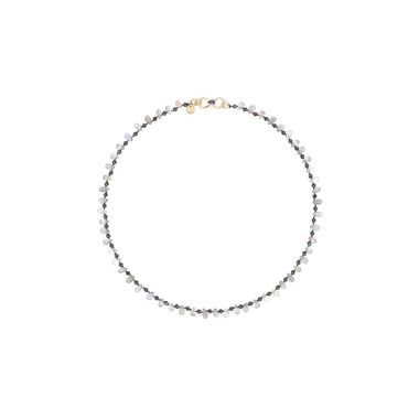MULTI BRIOLETTES Collier Amazonite et Tourmaline