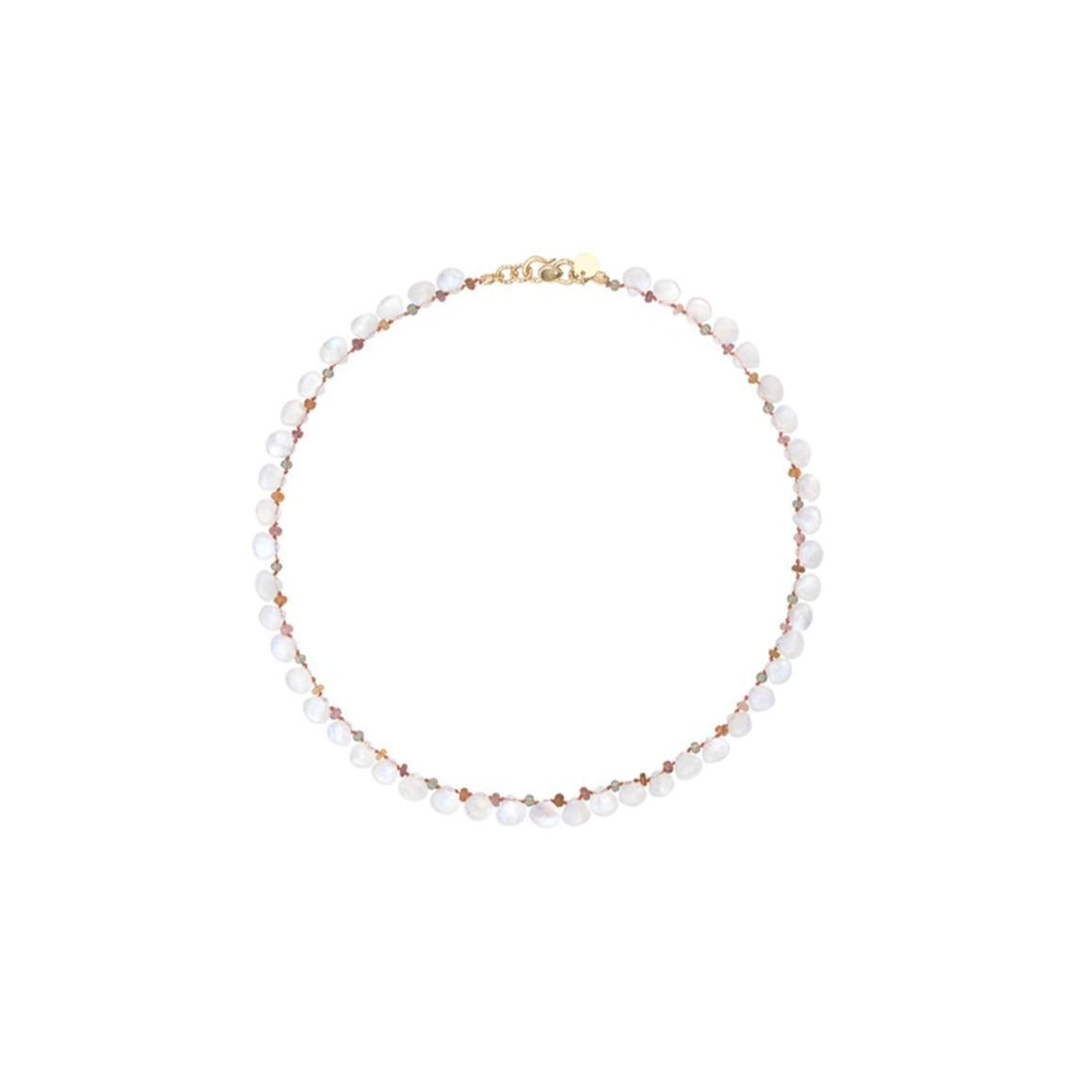 MULTI BRIOLETTES Collier Moonstone et Topaze