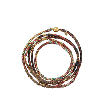 MANILLA Bracelet Noir - Marron