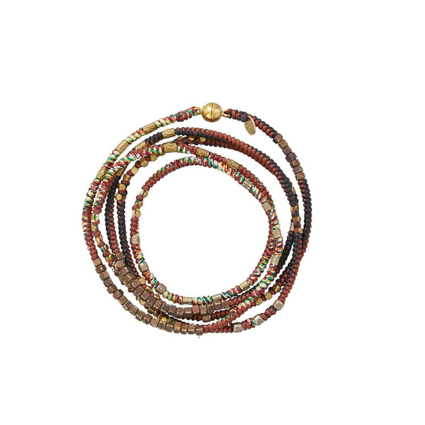 MANILLA Bracelet Noir - Marron