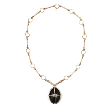 OCTAVE Collier Onyx chaîne ronde