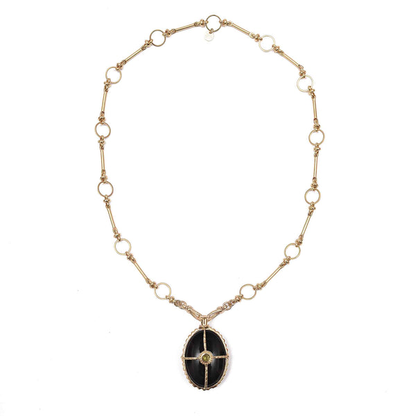 OCTAVE Collier Onyx chaîne ronde
