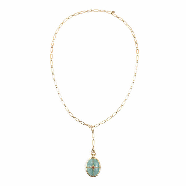 OCTAVE Sautoir Amazonite