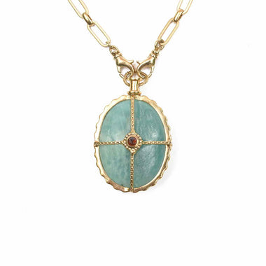 OCTAVE Sautoir Amazonite