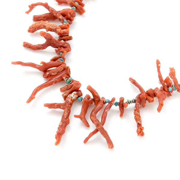 PACIFIC Collier Branches de Corail, Turquoise