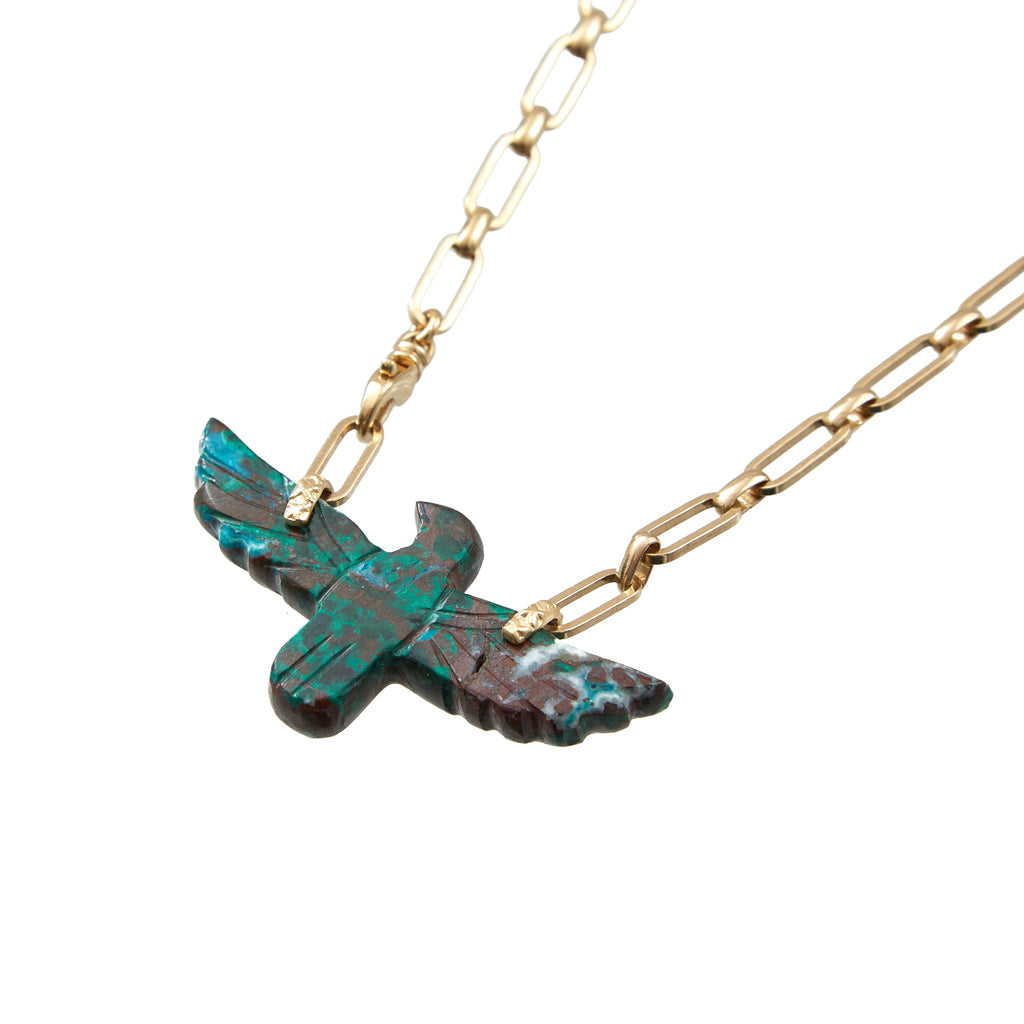 PHOENIX Collier Chrysocolle