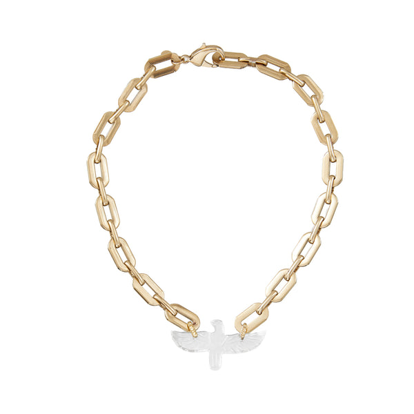 PHOENIX Collier XL Cristal de Roche