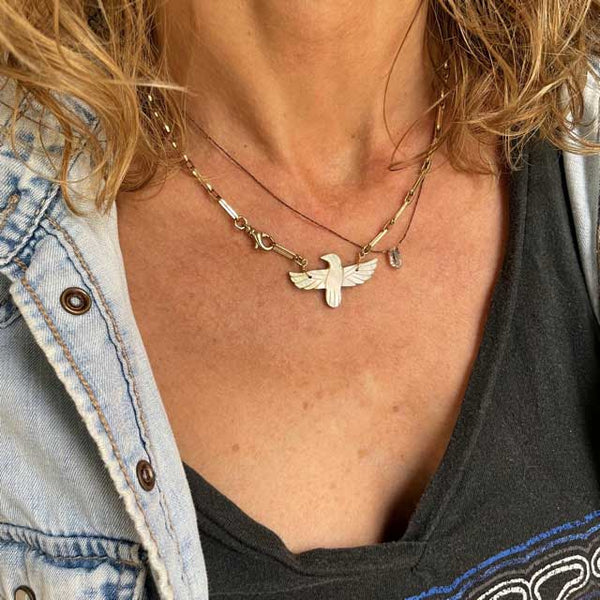 PHOENIX BABY Nacre Collier