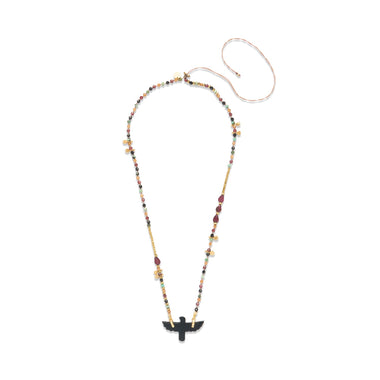 PHOENIX BABY PERLE Collier Onyx