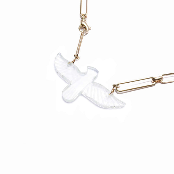 PHOENIX Collier Cristal de Roche
