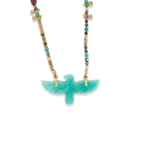 PHOENIX PERLE Collier Amazonite