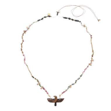 PHOENIX PERLE Collier Baby Oeil de Tigre