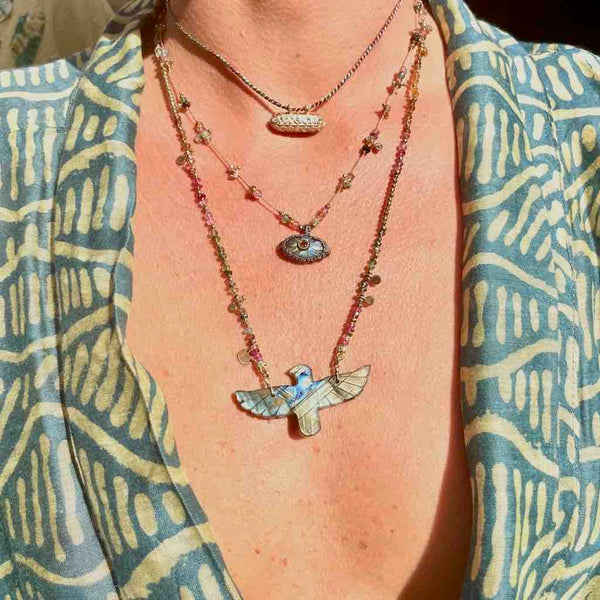 PHOENIX PERLE collier Labradorite