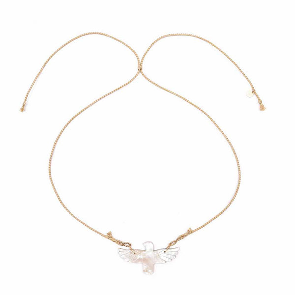 PHOENIX Nacre Collier Cordon