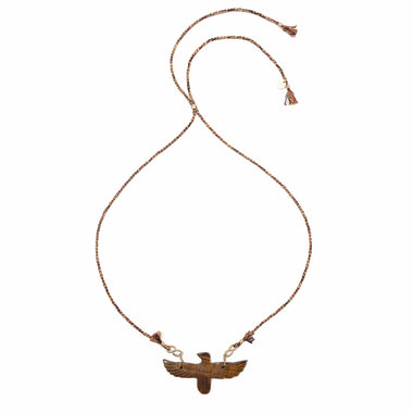 PHOENIX Œil de Tigre Collier Cordon