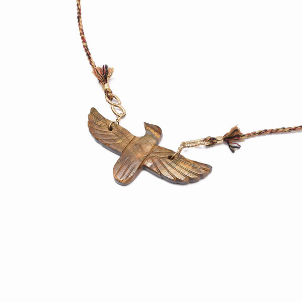 PHOENIX Œil de Tigre Collier Cordon