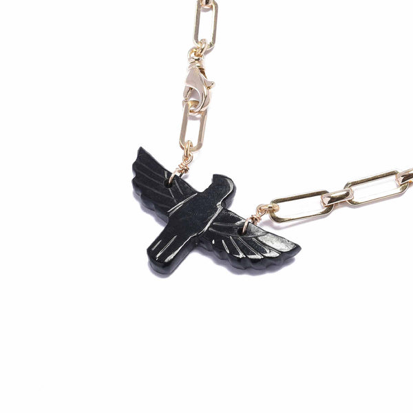 PHOENIX BABY Collier Onyx
