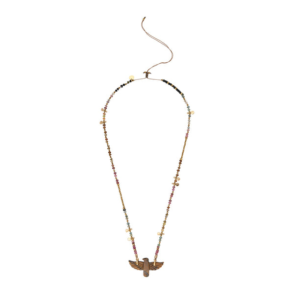 PHOENIX BABY PERLE Collier Oeil de Tigre