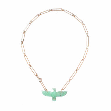 PHOENIX Collier Chrysoprase