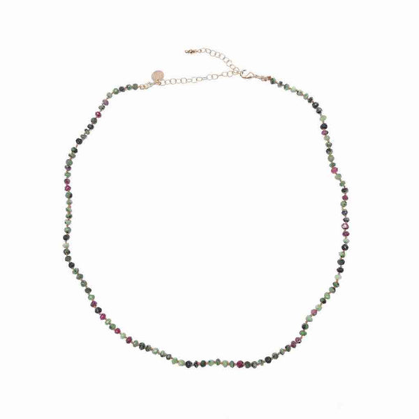 POÉSIE Collier Rubis Zoisite