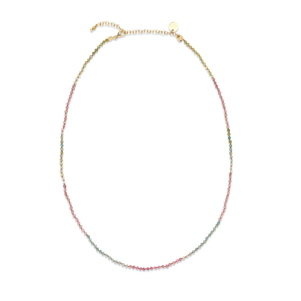 POÉSIE Collier Tourmalines multicolores