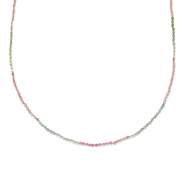 POÉSIE Collier Tourmalines multicolores