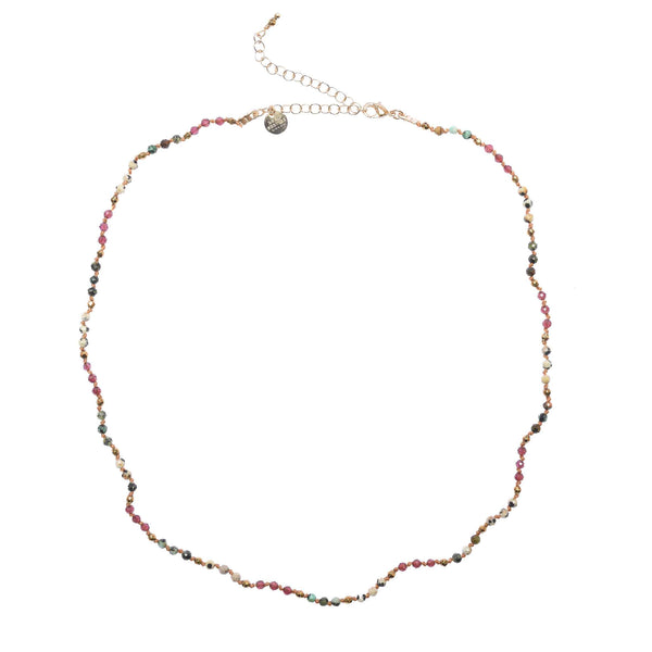 POÉSIE Collier Turquoise Grenat