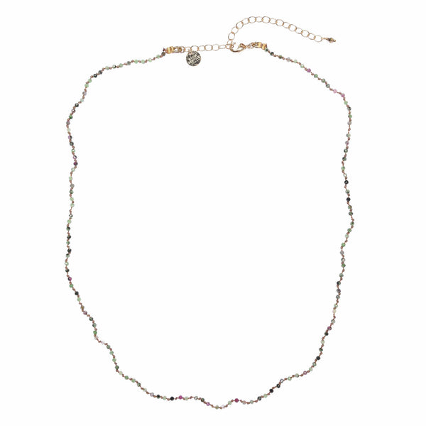 POÉSIE Collier petit Rubis Zoisite