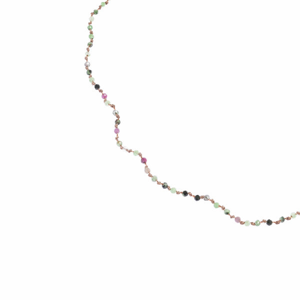 POÉSIE Collier petit Rubis Zoisite