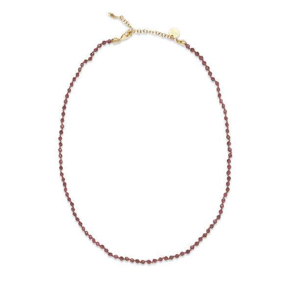 POÉSIE Collier Grenat