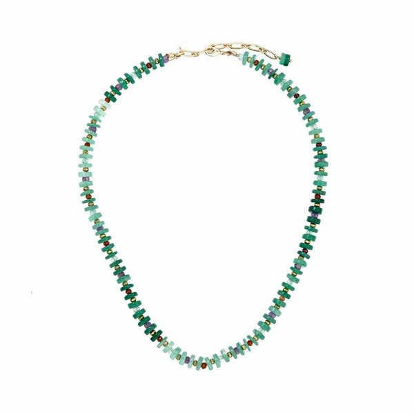 PUKA Collier Onyx vert