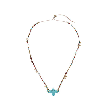 PHOENIX BABY PERLE Collier Turquoise