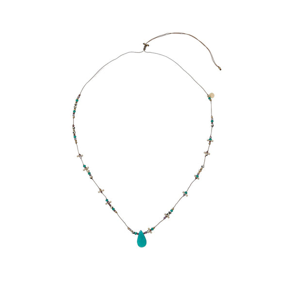 RAINBOW Collier Amazonite